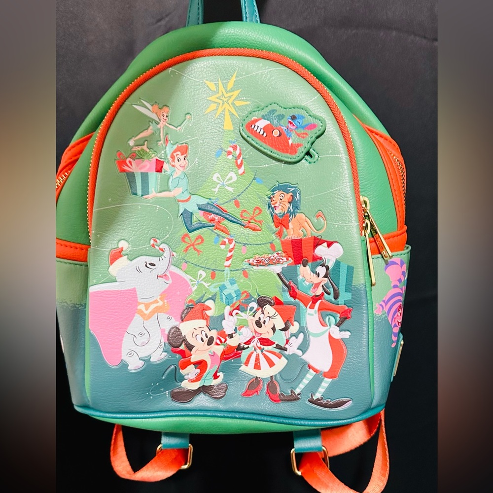 Disney Classics Christmas Glow-in-the-Dark Loungefly Mini Backpack